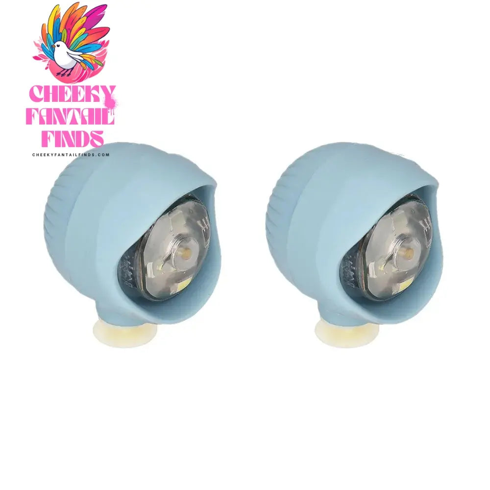 2pcs PVC LED Shoe Lights Charms Accessories for Night Rides, Walks & Dog Walks,Shoes Charms, 3 Lighting Modes - Cheeky Fantail Finds