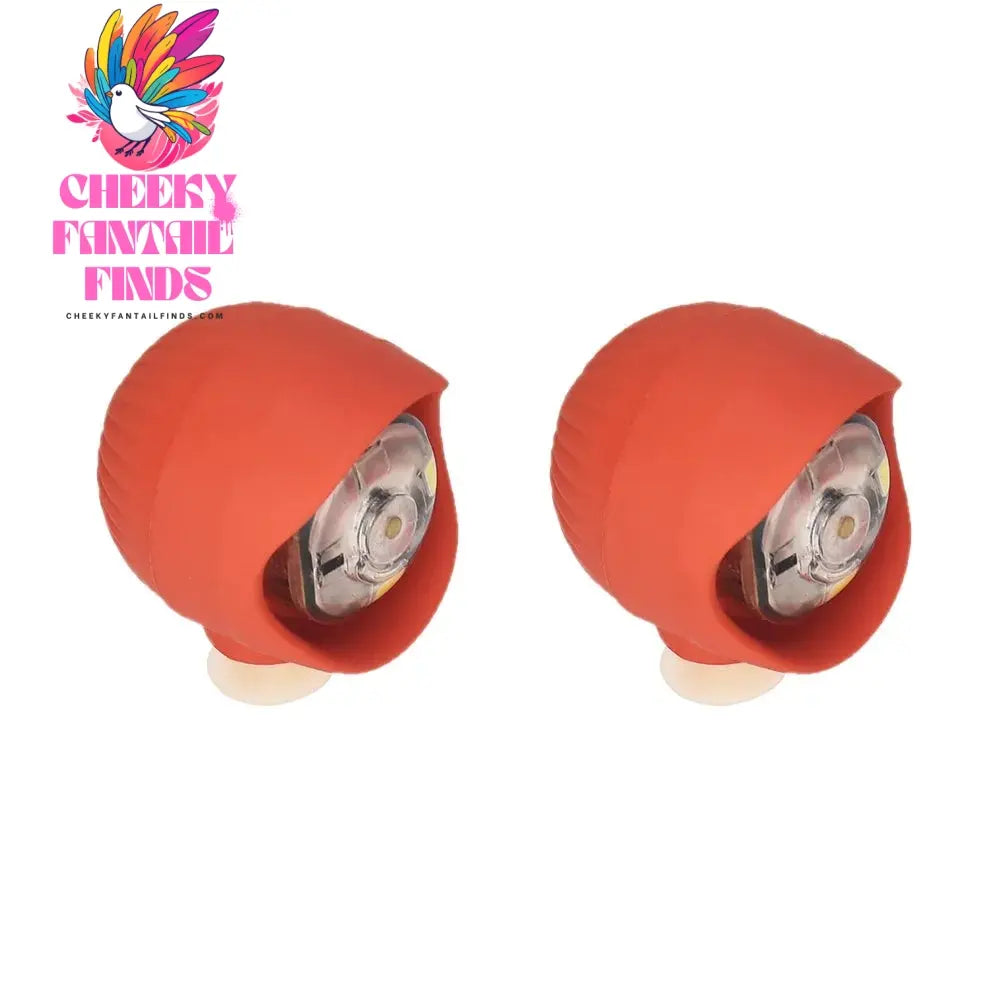 2pcs PVC LED Shoe Lights Charms Accessories for Night Rides, Walks & Dog Walks,Shoes Charms, 3 Lighting Modes - Cheeky Fantail Finds