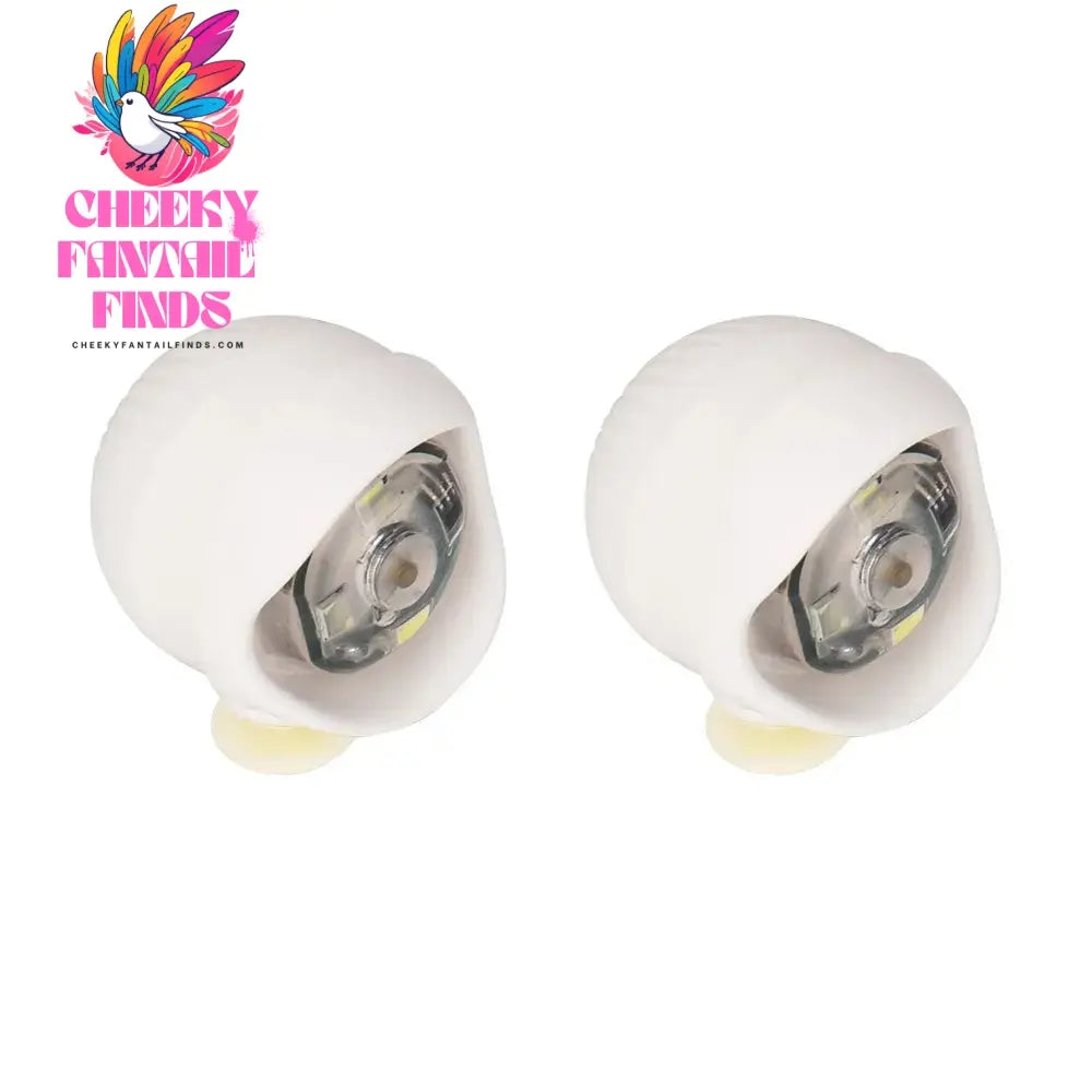 2pcs PVC LED Shoe Lights Charms Accessories for Night Rides, Walks & Dog Walks,Shoes Charms, 3 Lighting Modes - Cheeky Fantail Finds