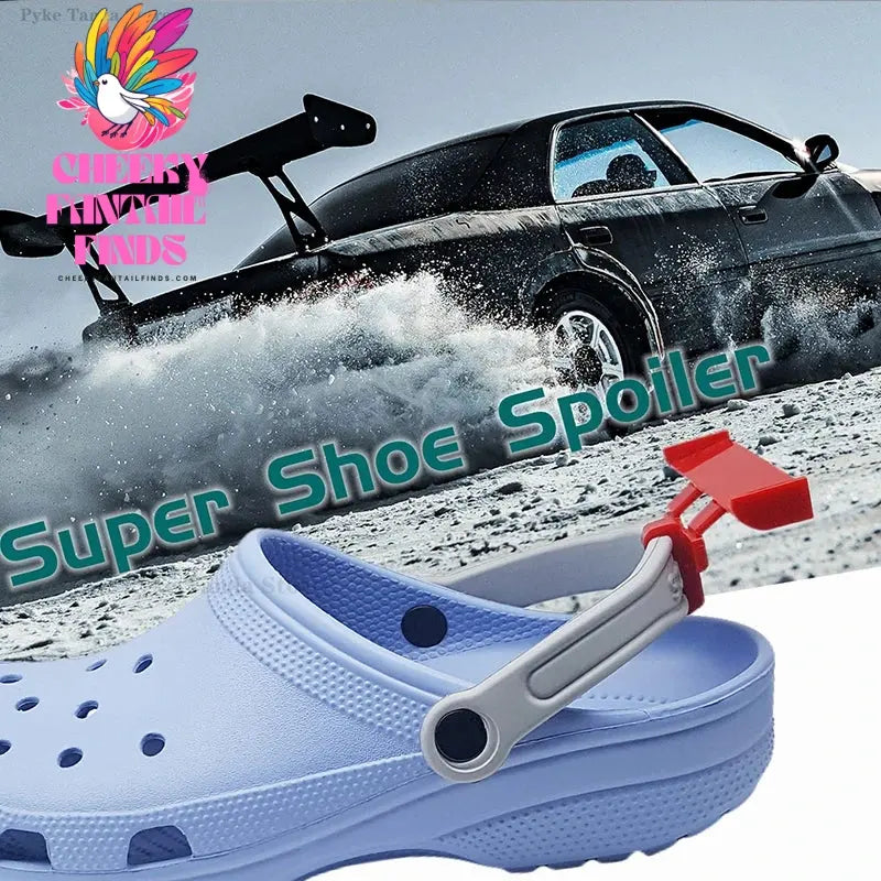 2pcs Shoe Accessories Shoes Spoiler Wing Car Wing Charm Slipper Tail Decoration Shoe Decoration Clips Shoe Pendant Accessories - Cheeky Fantail Finds