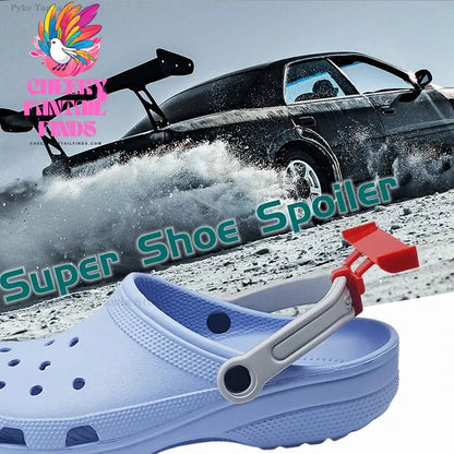 2pcs Shoe Accessories Shoes Spoiler Wing Car Wing Charm Slipper Tail Decoration Shoe Decoration Clips Shoe Pendant Accessories - Cheeky Fantail Finds