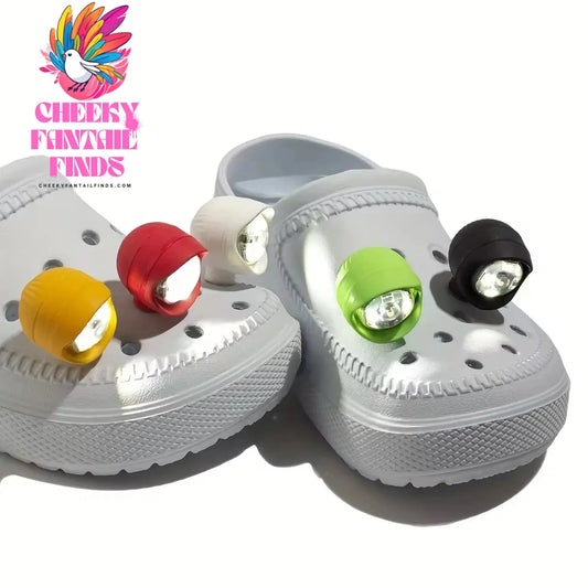 2pcs Shoe Lights - Brighten Up Your Outdoor Activities With The LED Headlight Shoe Light, Footwear Accessories - Cheeky Fantail Finds