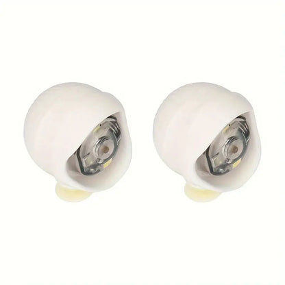 2pcs Shoe Lights PVC LED Headlight Shoe Charms Accessories for Night Rides, Walk & Dog Walks Outdoor Activities,3 Lighting Modes - Cheeky Fantail Finds
