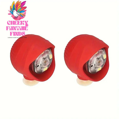 2pcs Shoe Lights PVC LED Headlight Shoe Charms Accessories for Night Rides, Walk & Dog Walks Outdoor Activities,3 Lighting Modes - Cheeky Fantail Finds