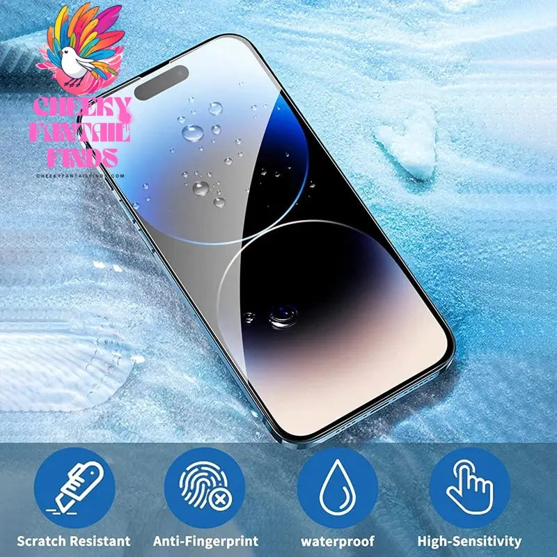 3/5PCS Glass Screen Protector Phone Case for IPhone 12 11 13 14 15 16 Pro Max Mini XS XR X 8 Plus 14Pro 13Pro IPones Front Cover Cheeky Fantail Finds