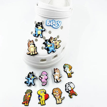 30pcs/set Bluey Collection Shoe Charms For Cave Shoes Diy Decorations Cheeky Fantail Finds