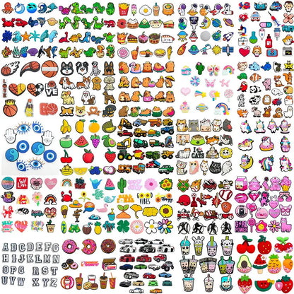 33 sets Cartoon Anime Shoe Charms Accessories PVC Shoe Decrations Wristband Buckle Kids X-mas Gifts - Cheeky Fantail Finds