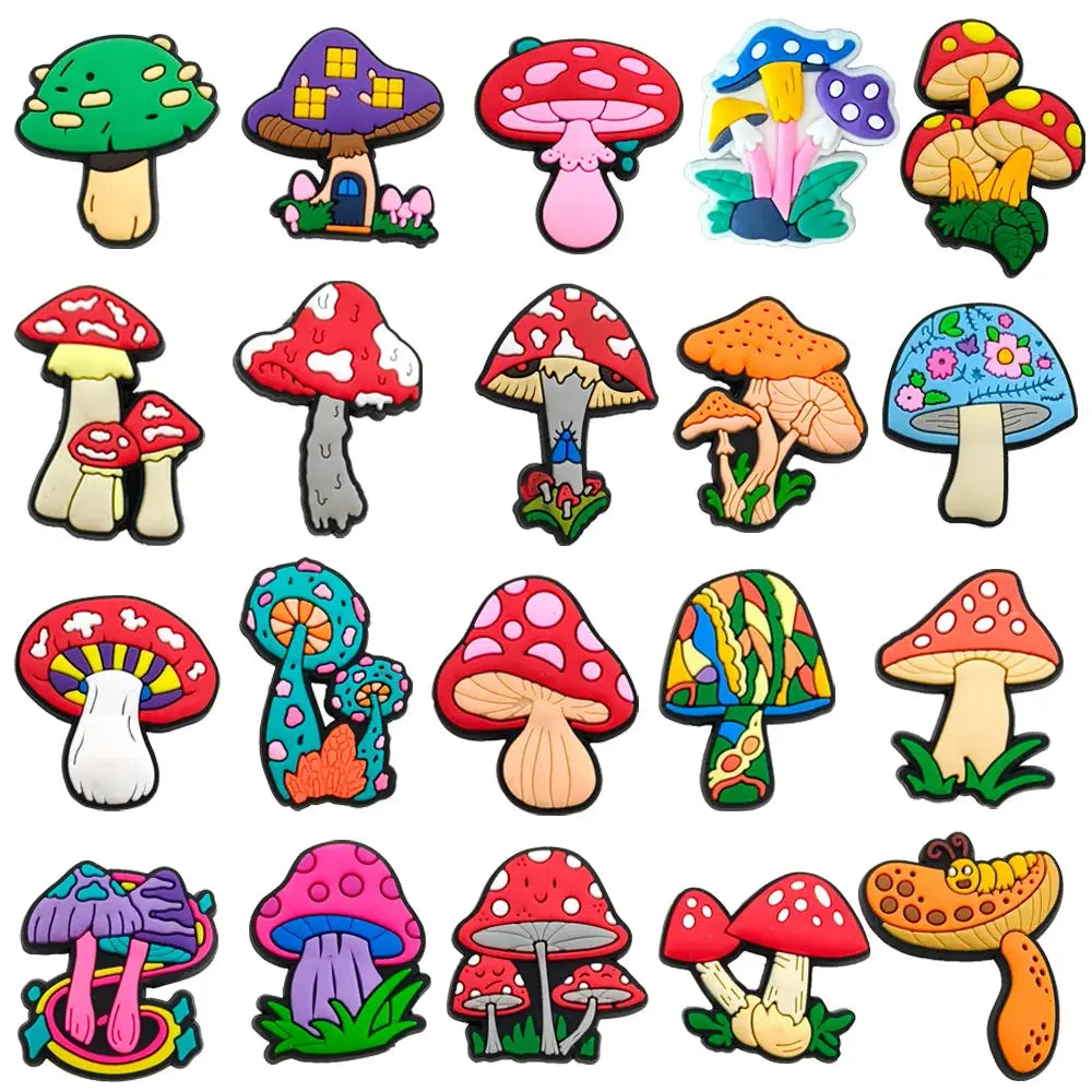 33 sets Cartoon Anime Shoe Charms Accessories PVC Shoe Decrations Wristband Buckle Kids X-mas Gifts - Cheeky Fantail Finds
