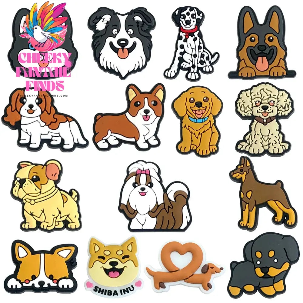 33 sets Cartoon Anime Shoe Charms Accessories PVC Shoe Decrations Wristband Buckle Kids X-mas Gifts - Cheeky Fantail Finds