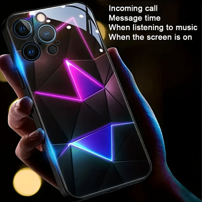 Multi-Color Voice Control To Electric Flashing Phone Case, Protective Case For Apple IPhone 14 13 12 Pro Max Plus