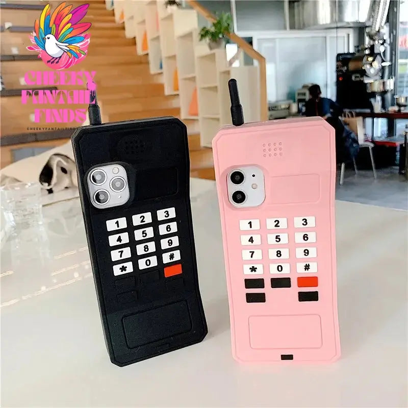 3D Cute Pink Love Heart Mobile Phone Case For iphone 12 11 Pro Max XR XS X 6 7 8 Plus Funny Full Protection Soft Silicone Cover Cheeky Fantail Finds
