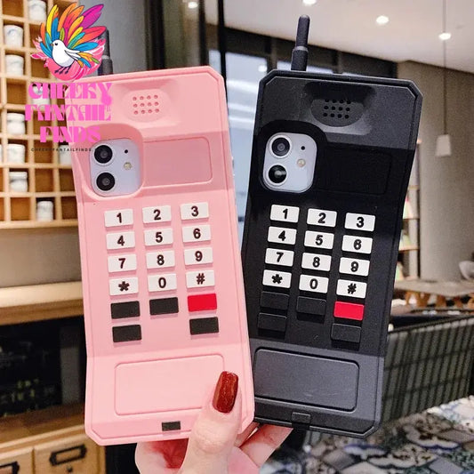3D Cute Pink Love Heart Mobile Phone Case For iphone 12 11 Pro Max XR XS X 6 7 8 Plus Funny Full Protection Soft Silicone Cover Cheeky Fantail Finds