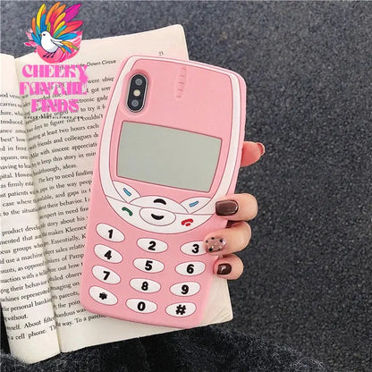 3D Cute Pink Love Heart Mobile Phone Case For iphone 12 11 Pro Max XR XS X 6 7 8 Plus Funny Full Protection Soft Silicone Cover Cheeky Fantail Finds