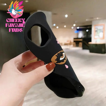 3D Mask Dolls soft case for iphone 16 15Pro 13 12 11 14ProMAX 7 8plus X Girl Tear Jesus cross Goon Thug Life cover for Girl gift Cheeky Fantail Finds