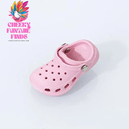 3D New Mini Shoes Shape PVC Shoe Charms for Shoe Accessories Women Beach Bag Sandals Buckle Kids Shoe Pins DIY Shoe Decorations Cheeky Fantail Finds