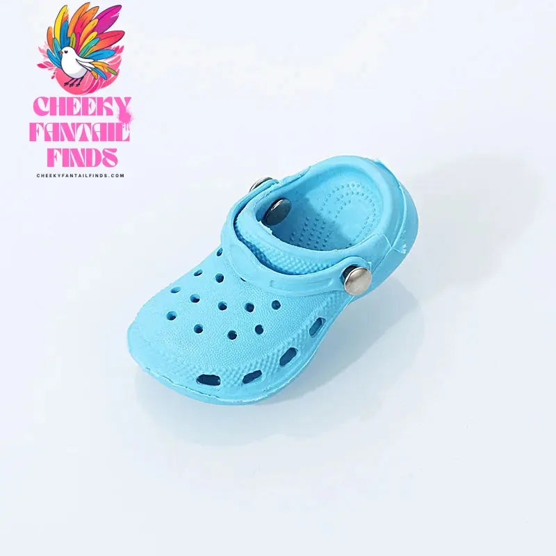 3D New Mini Shoes Shape PVC Shoe Charms for Shoe Accessories Women Beach Bag Sandals Buckle Kids Shoe Pins DIY Shoe Decorations Cheeky Fantail Finds
