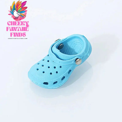 3D New Mini Shoes Shape PVC Shoe Charms for Shoe Accessories Women Beach Bag Sandals Buckle Kids Shoe Pins DIY Shoe Decorations Cheeky Fantail Finds