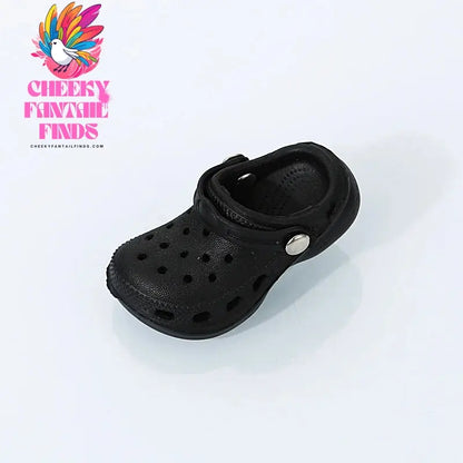 3D New Mini Shoes Shape PVC Shoe Charms for Shoe Accessories Women Beach Bag Sandals Buckle Kids Shoe Pins DIY Shoe Decorations Cheeky Fantail Finds