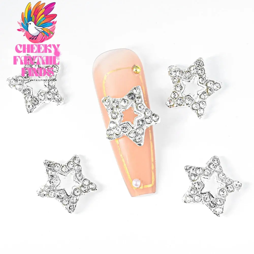 3D Pink/Red Lips Love Valentine Nail Charms Sweet Lover Heart Alloy Design Jewelry Nails Art Manicure Decoration Accessories Cheeky Fantail Finds