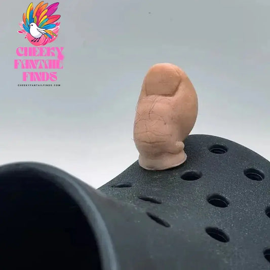 3D Shoe Charms Funny Toe for Creative Simulation Foot Thumb Shoe Decoration Buckle Cheeky Fantail Finds