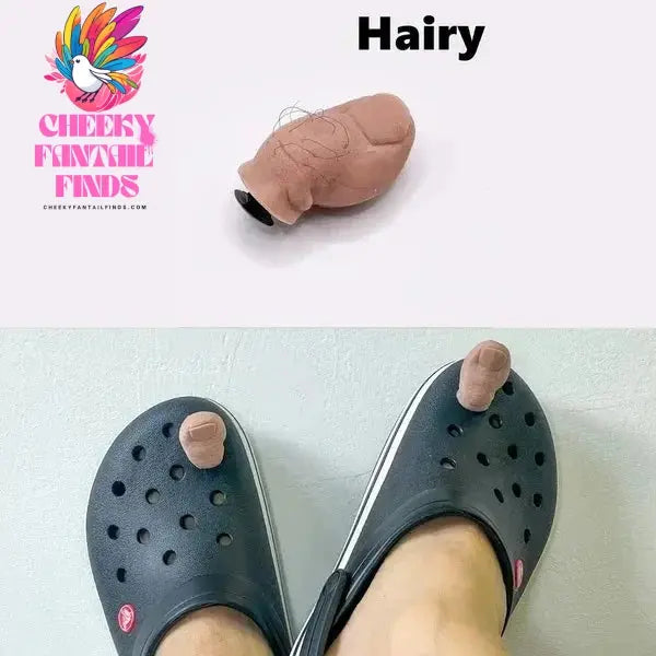 3D Shoe Charms Funny Toe for Creative Simulation Foot Thumb Shoe Decoration Buckle Cheeky Fantail Finds