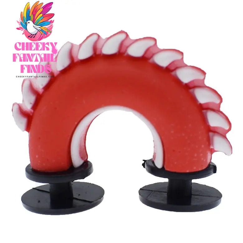 3D Three-dimensional Cartoon Accessories PVC Soft Rubber Shoe Buckles Cheeky Fantail Finds