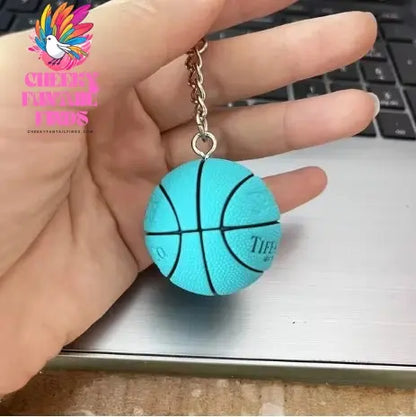 3D shoe keychain white cement blue stereo sneakers pendant four generation model bag jewelry pendant, children's Creative gifts Cheeky Fantail Finds
