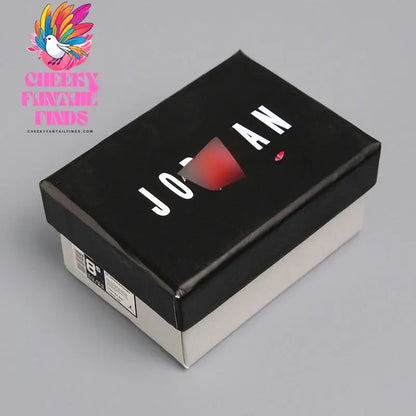3D shoe keychain white cement blue stereo sneakers pendant four generation model bag jewelry pendant, children's Creative gifts Cheeky Fantail Finds