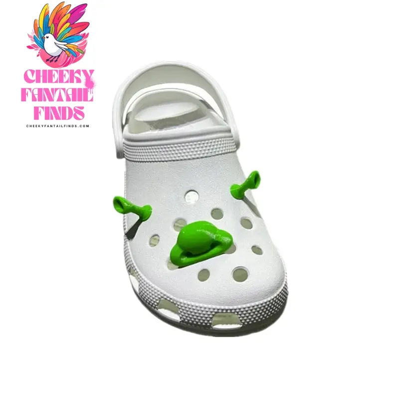 3pcs/set Cartoon Shrek nose ears For Crocs Charms Shoe Charms Decoration DIY Shoe Decoration Charms Party Kids Gifts Cheeky Fantail Finds