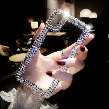 Fashionable And Luxurious Rhinestone Transparent Phone Case For IPhone 15 Pro Max/15/11/12/13/14