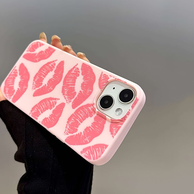 Lips Suitable For Apple 13 Mobile Phone Case For Iphone14pro Frosted 13max 14plus Men's New 7/8plus Women's Silicone 11 Soft Case 12promax All-inclusive 13 Thickened 14promax Protective Case X/xs Lens All-inclusive Xr