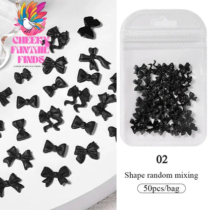 50pcs Jelly Light Variation Rose Moon Butterfly Handmade New Year Charms Nails Accessories Manicure Nail Art Charms Supplies Cheeky Fantail Finds