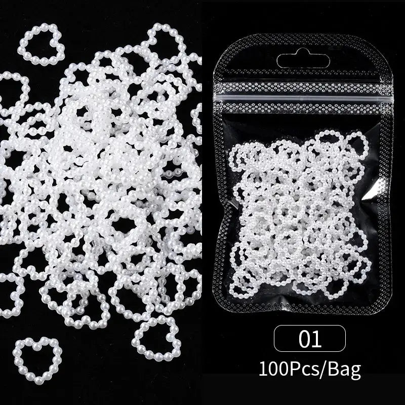 50pcs Jelly Light Variation Rose Moon Butterfly Handmade New Year Charms Nails Accessories Manicure Nail Art Charms Supplies Cheeky Fantail Finds