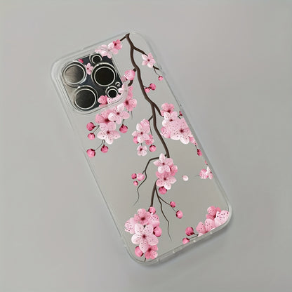 Flowers Pattern Design Shockproof Slim Protective Cove Anti-Fall Sleeve Phone Case Camera Lens All Inclusive Protecion Phone Soft Shell For IPhone7/8/11/ 12/13/14/X/XR/Xs/Plus/Pro/Pro Max/SE2/mini Series