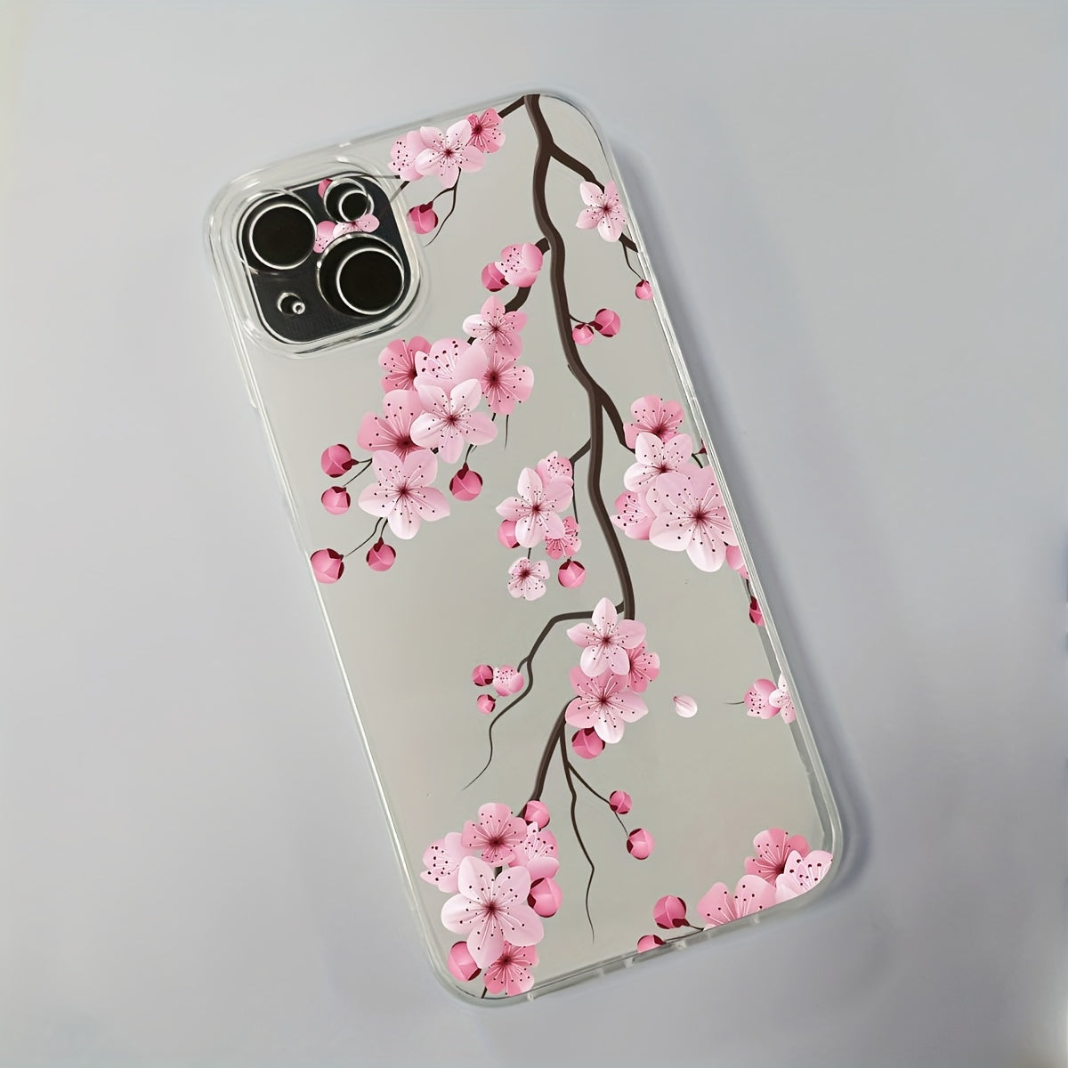 Flowers Pattern Design Shockproof Slim Protective Cove Anti-Fall Sleeve Phone Case Camera Lens All Inclusive Protecion Phone Soft Shell For IPhone7/8/11/ 12/13/14/X/XR/Xs/Plus/Pro/Pro Max/SE2/mini Series