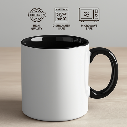 Funny Agent Gifts - 'Agent. Because Freaking' genius Is Not An Official Job Title.' Two Tone Coffee Mug for Father's Day from Men to Family - Additional