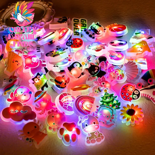 5pcs LED Shoe Charms Lighted Pins for Kids Gifts Glowing Gamepad Shoe Accessories Decorations for Sandals Clog Buckles Ornaments - Cheeky Fantail Finds