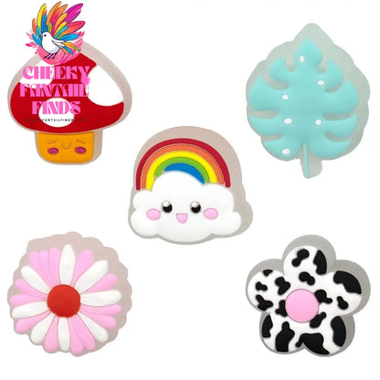 5pcs LED Shoe Charms Lighted Pins for Kids Gifts Glowing Gamepad Shoe Accessories Decorations for Sandals Clog Buckles Ornaments - Cheeky Fantail Finds