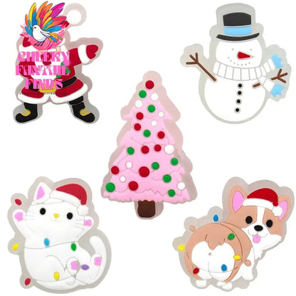 5pcs LED Shoe Charms for Kids Luminous Duck Cat Gamepad Pink Cat Shoe Accessories Pins Women Men Fashion Buckle Shoe Decoration - Cheeky Fantail Finds