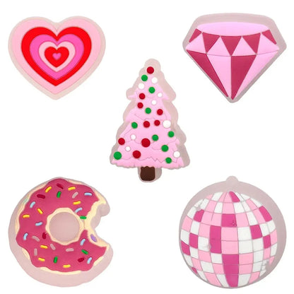 5pcs LED Shoe Charms for Kids Luminous Duck Cat Gamepad Pink Cat Shoe Accessories Pins Women Men Fashion Buckle Shoe Decoration - Cheeky Fantail Finds