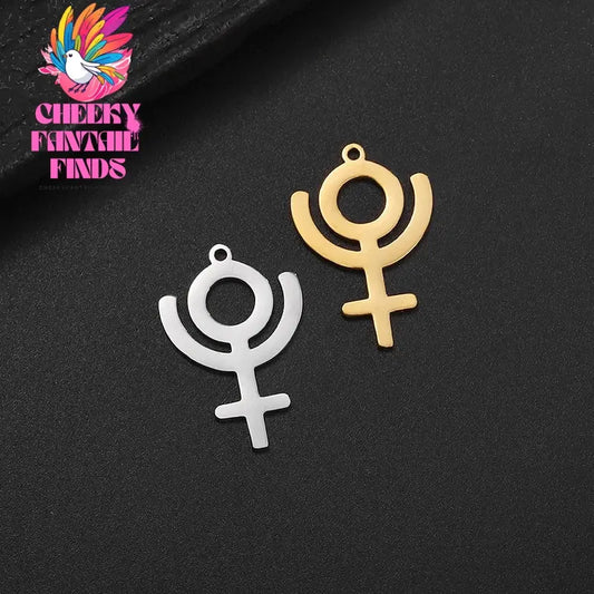 5pcs/Lot Planet Saturn Stainless Steel Charm Pendants For Jewelry Making Pendants Charm Women Men Fashion Jewelry Bracelets Gift Cheeky Fantail Finds