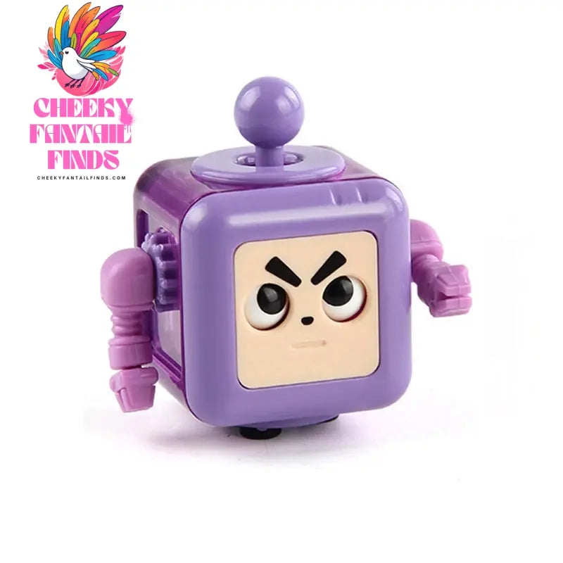 6/12 Sides Cube Decompression Toy Rainbow Stress Relief Autism ADHD OCD Anxiety Sensory Toys Fingertip Desk Toy for Kids Adult Cheeky Fantail Finds