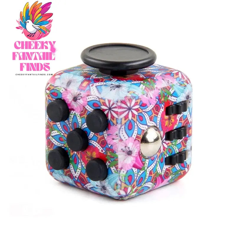 6/12 Sides Cube Decompression Toy Rainbow Stress Relief Autism ADHD OCD Anxiety Sensory Toys Fingertip Desk Toy for Kids Adult Cheeky Fantail Finds
