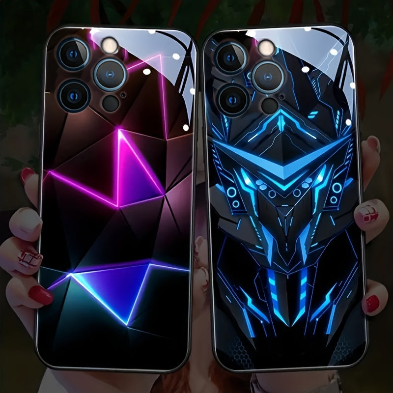 Multi-Color Voice Control To Electric Flashing Phone Case, Protective Case For Apple IPhone 14 13 12 Pro Max Plus