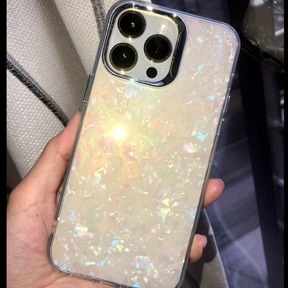 Sparkling Bling Glitter Seashell Phone Case - Dazzling Laser Dreamlike Design - Ultra-Smooth Crystal Clear Bumper Cover for IPhone 11/12/13/14 Pro Max/Plus - Glamorous & Protective
