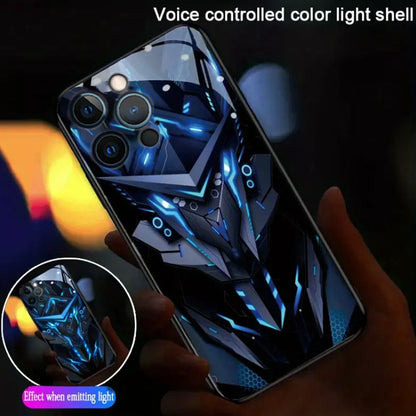 Multi-Color Voice Control To Electric Flashing Phone Case, Protective Case For Apple IPhone 14 13 12 Pro Max Plus