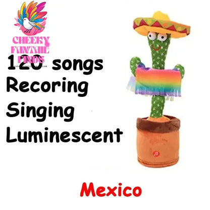 A Talking Cactus Toy That Can Be Charged, Recorded, and Repeated. Suitable for Spanish, English, and Arabic  Voice Changer Cheeky Fantail Finds