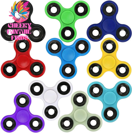 ABS Fidget Spinner EDC Spinner For Autism ADHD Anti Stress Tri-Spinner High Quality Adult Kids Funny Toys Cheeky Fantail Finds