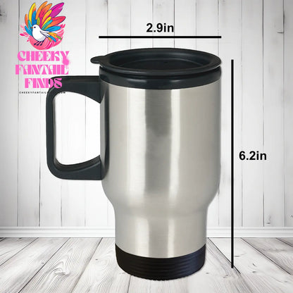 African Serval Cat Mom Funny Travel Mug for Dad on Father's Day, Best African Serval Mom Ever Gifts for Him from Husband to Father - Image 3