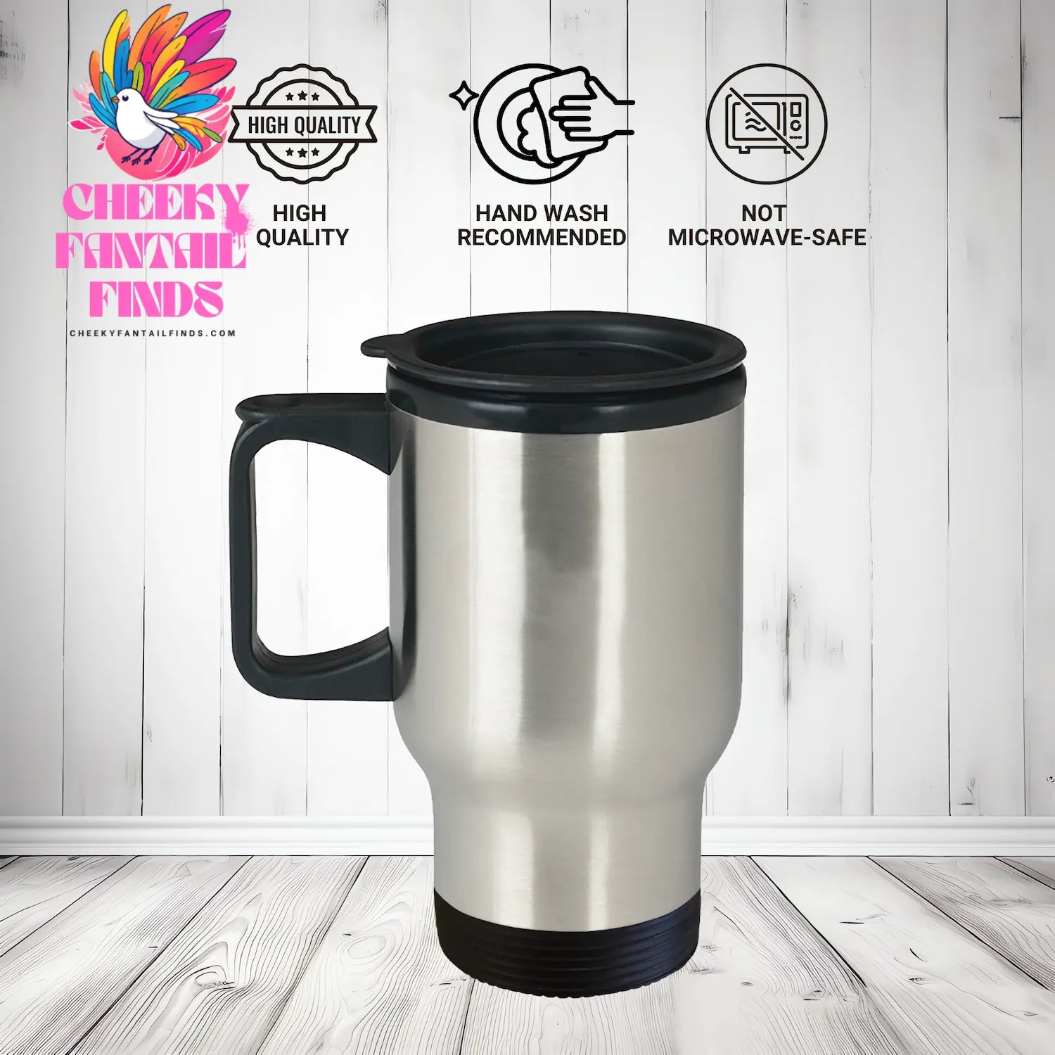 African Serval Cat Mom Funny Travel Mug for Dad on Father's Day, Best African Serval Mom Ever Gifts for Him from Husband to Father - Image 4